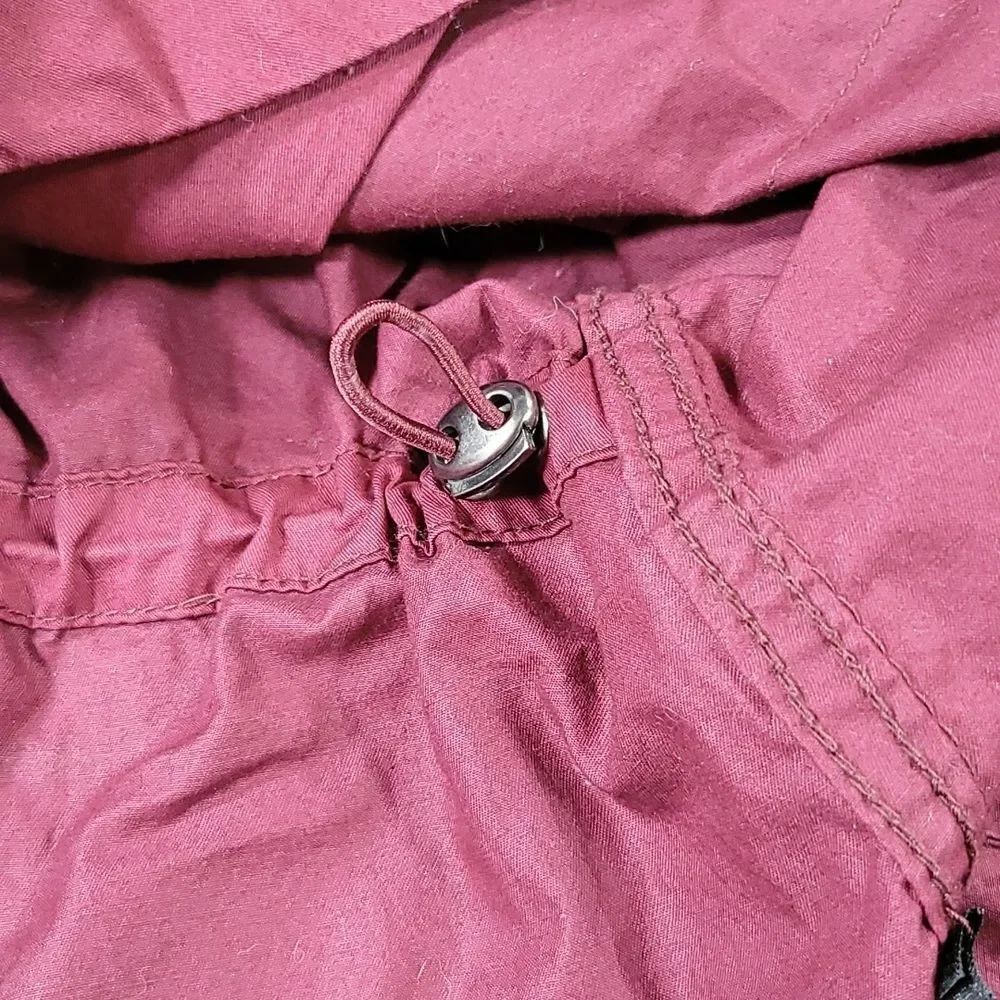 🔹️Buffalo David Bitton Raspberry Lightweight Zipper Utility Jacket Small - Picture 9 of 12